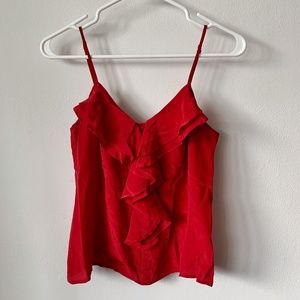 Anthropologie / Silence + Noise 100% Silk Tank